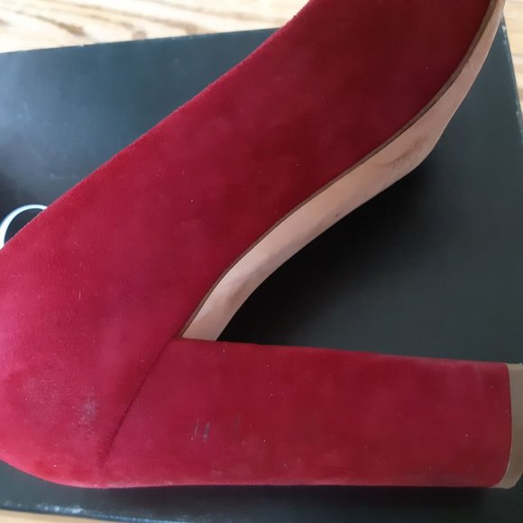J Crew red suede pumps - Picture 9 of 13